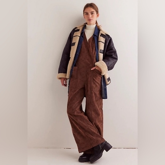 Free people Nico Faux Suede One-Piece - Picture 5 of 8